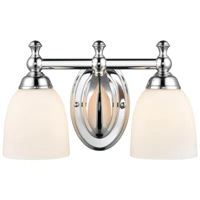 Millennium Lighting 2 Light 13" Vanity Fixture In Chrome