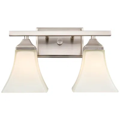 Millennium Lighting 2 Light 14" Vanity Fixture In Brushed Nickel