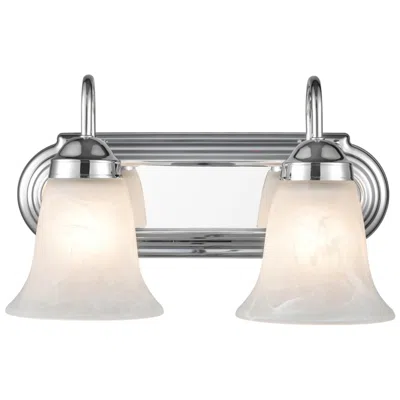 Millennium Lighting 2 Light 14" Vanity Fixture In Chrome