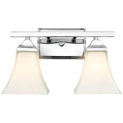 Millennium Lighting 2 Light 14" Vanity Fixture In Chrome
