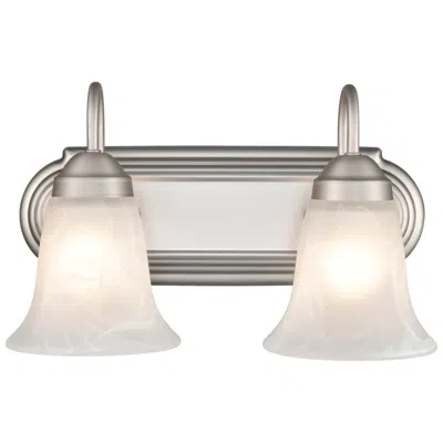 Millennium Lighting 2 Light 14" Vanity Fixture In Satin Nickel