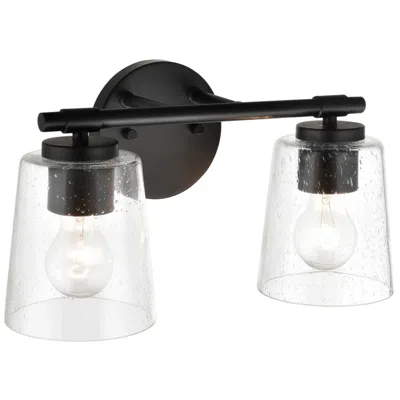 Millennium Lighting 2 Light 15" Vanity Fixture In Matte Black