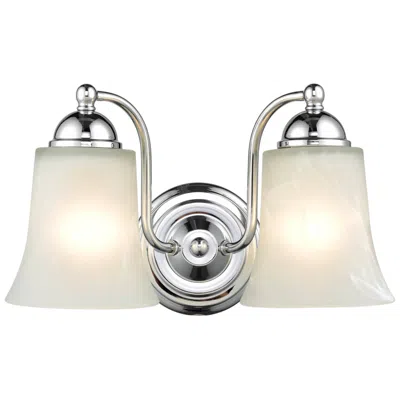 Millennium Lighting 2 Light Vanity Fixture In Chrome