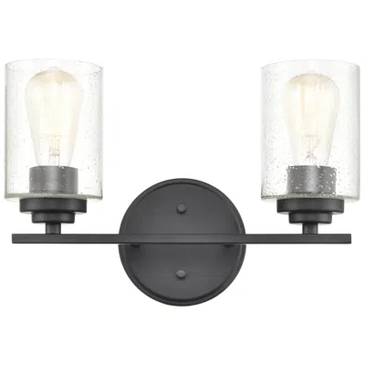 Millennium Lighting 2 Light Vanity Fixture In Matte Black