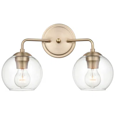 Millennium Lighting 2 Light Vanity Fixture In Modern Gold