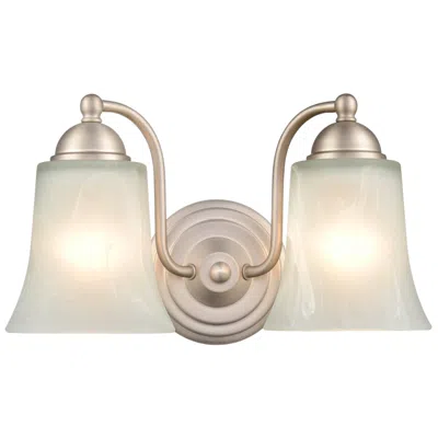 Millennium Lighting 2 Light Vanity Fixture In Satin Nickel