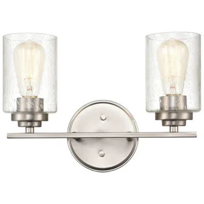 Millennium Lighting 2 Light Vanity Fixture Satin Nickel
