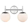 Millennium Lighting 2-light Chrome Bathroom Vanity Light
