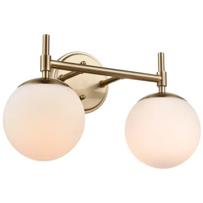 Millennium Lighting 2-light Modern Gold Bathroom Vanity Light
