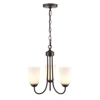 Millennium Lighting 3 Light 15 In. Rubbed Bronze Chandelier