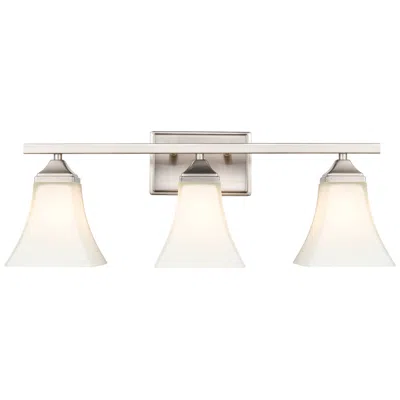 Millennium Lighting 3 Light 23" Vanity Fixture In Brushed Nickel