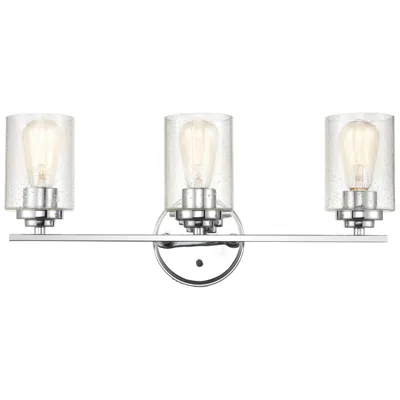 Millennium Lighting 3 Light Vanity Fixture In Chrome