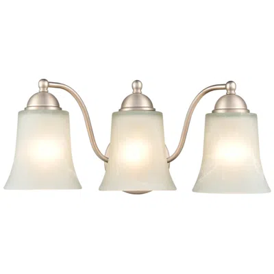 Millennium Lighting 3 Light Vanity Fixture In Satin Nickel