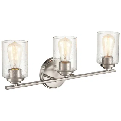 Millennium Lighting 3 Light Vanity Fixture Satin Nickel