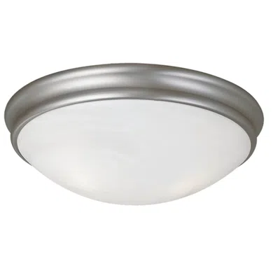 Millennium Lighting 3-light Indoor Flushmount In Satin Nickel