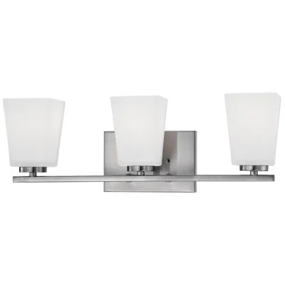 Millennium Lighting 3-light Vanity Light In Brushed Nickel