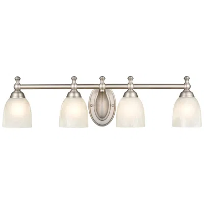 Millennium Lighting 4 Light 30" Vanity Fixture In Satin Nickel
