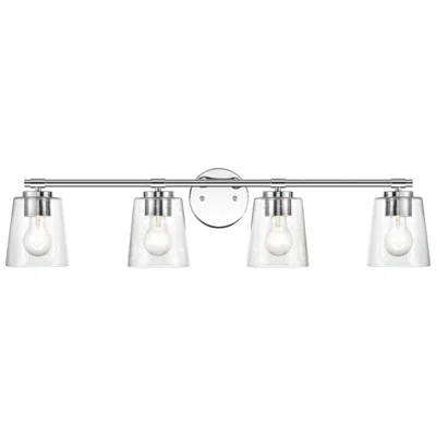Millennium Lighting 4 Light 33" Vanity Fixture In Chrome