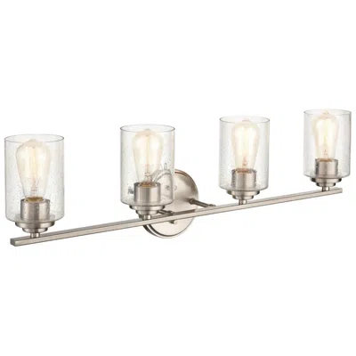 Millennium Lighting 4 Light Vanity Fixture In Satin Nickel