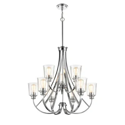 Millennium Lighting 9 Light 29.25 In. Chrome Chandelier