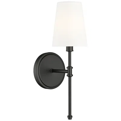 Millennium Lighting Adorra 15" High Matte Black Wall Sconce