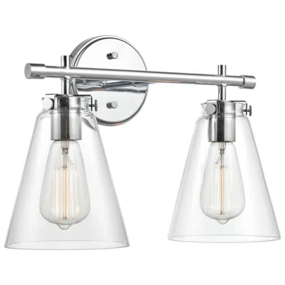 Millennium Lighting Aliza 2 Light Vanity Fixture In Chrome