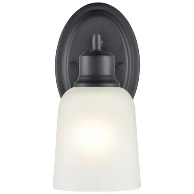 Millennium Lighting Amberle 1 Light Wall Sconce In Matte Black