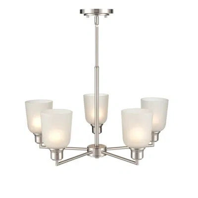 Millennium Lighting Amberle 5 - Light Shaded Traditional Chandelier