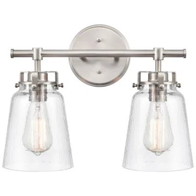 Millennium Lighting Amberose 2 Light Vanity Fixture In Brushed Nickel