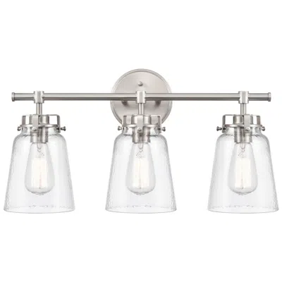 Millennium Lighting Amberose 3 Light Vanity Fixture In Brushed Nickel
