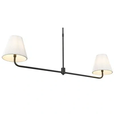 Millennium Lighting Ami 40" Wide 4-light Chandelier - Matte Black