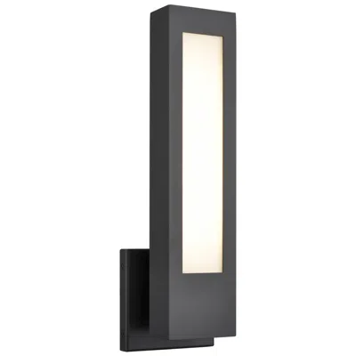 Millennium Lighting Amster 15 3/4"h Powder-coated Black Led Outdoor Wall Light
