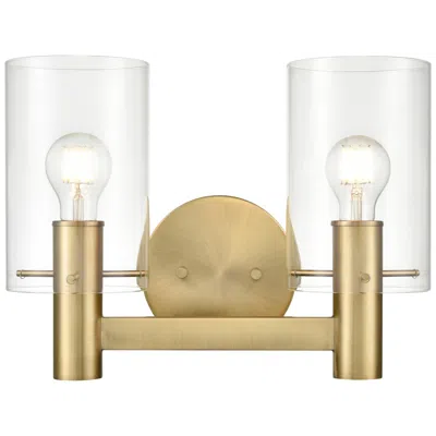 Millennium Lighting Apolla 2-light Vanity Light In Vintage Brass