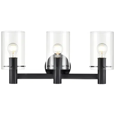 Millennium Lighting Apolla 3-light Vanity Light In Matte Black
