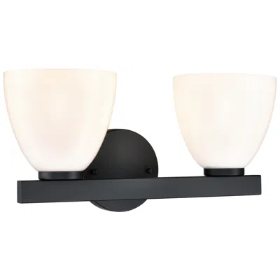 Millennium Lighting Apria 15.75" Wide 2-light Vanity In Matte Black