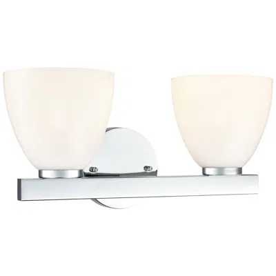 Millennium Lighting Apria 15.75" Wide 2-light Vanity In Polished Chrome