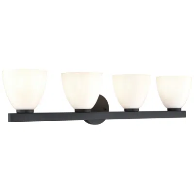 Millennium Lighting Apria 33" Wide 4-light Vanity In Matte Black