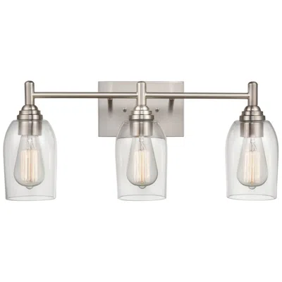 Millennium Lighting Arlett 3 Light Vanity Fixture In Brushed Nickel