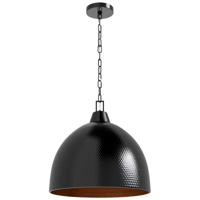 Millennium Lighting Arrco 3-light Pendant In Black Stainless Steel