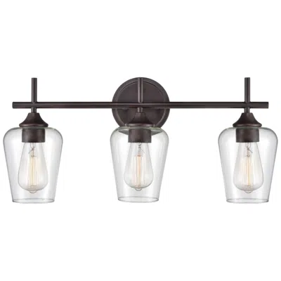Millennium Lighting Ashford 22" Wide Rubbed Bronze 3-light Bath Light