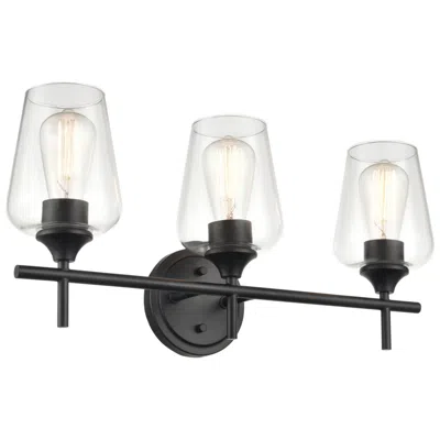 Millennium Lighting Ashford 3 Light Vanity Fixture Matte Black