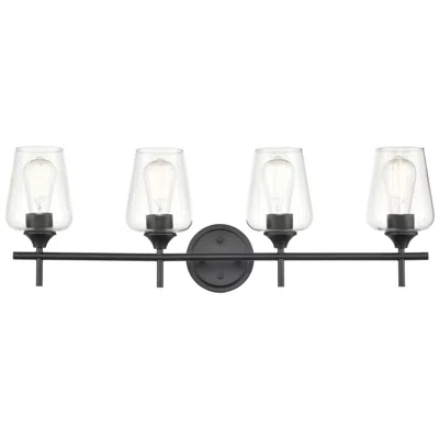 Millennium Lighting Ashford 4 Light Vanity Fixture In Matte Black