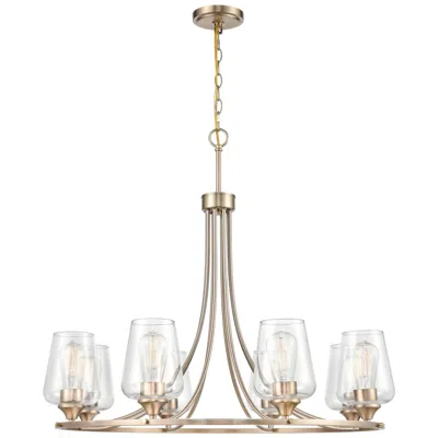 Millennium Lighting Ashford 8 Light Chandelier In Modern Gold