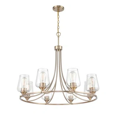 Millennium Lighting Ashford 8 - Light Unique Wagon Wheel Chandelier