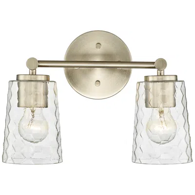 Millennium Lighting Ashli 2 Light Vanity Fixture In Modern Gold