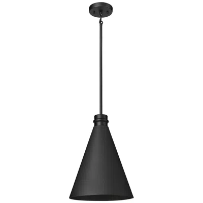 Millennium Lighting Axston 1-light Outdoor Pendant In Textured Black
