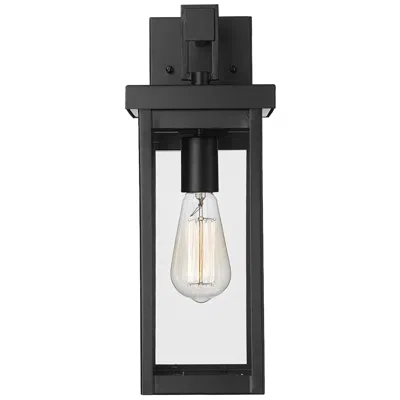 Millennium Lighting Barkeley 16" High Black Outdoor Wall Light