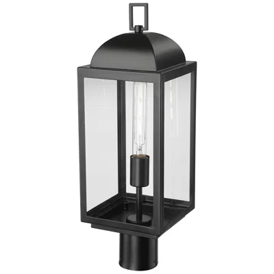 Millennium Lighting Beaufort 21.25" High 1-light Outdoor Post Lantern In Powder Coated Black