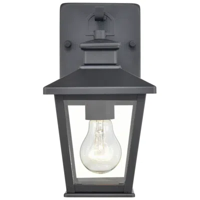 Millennium Lighting Bellmon 10" High 1-light Black Outdoor Wall Sconce