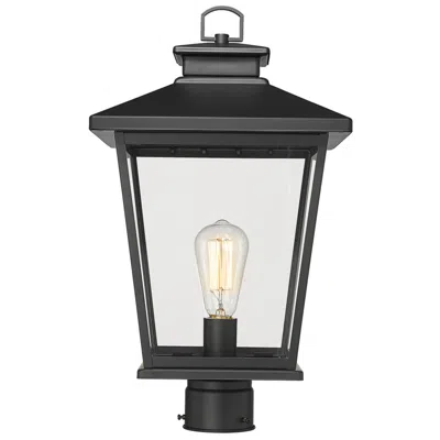Millennium Lighting Bellmon 19" Black Finish Outdoor Post Lantern